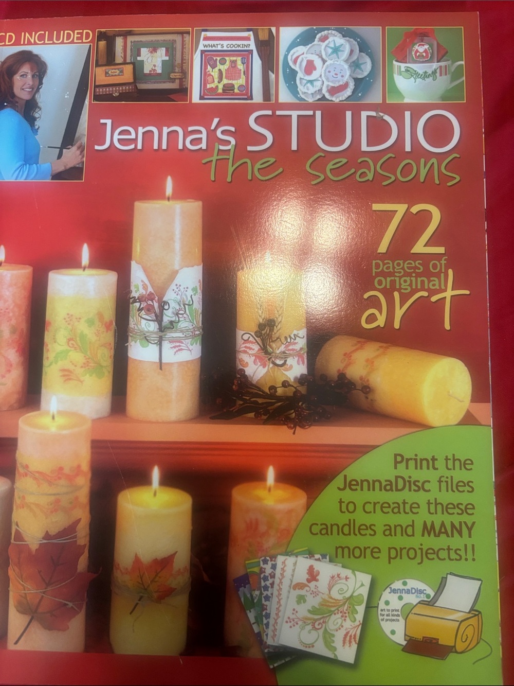 Jenna's Studio The Seasons Art & Candle Project Book